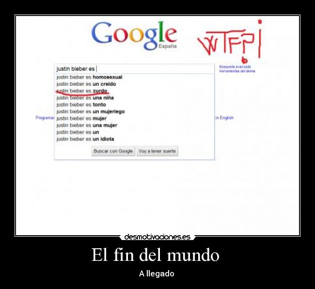 El fin del mundo  - 