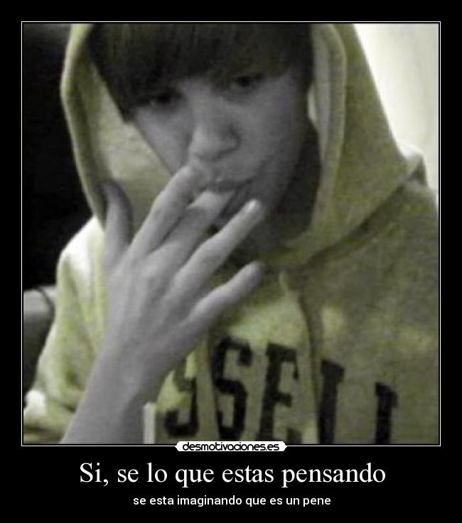 carteles justin bieber pene desmotivaciones