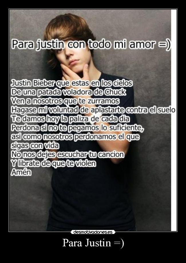 Para Justin =) - 