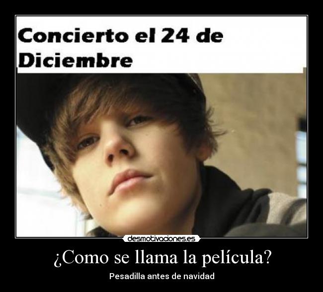 ¿Como se llama la película? - Pesadilla antes de navidad