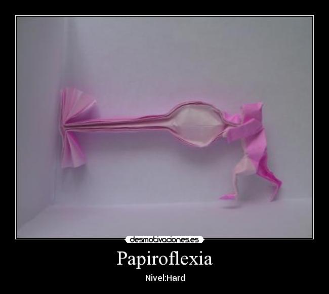 Papiroflexia - Nivel:Hard