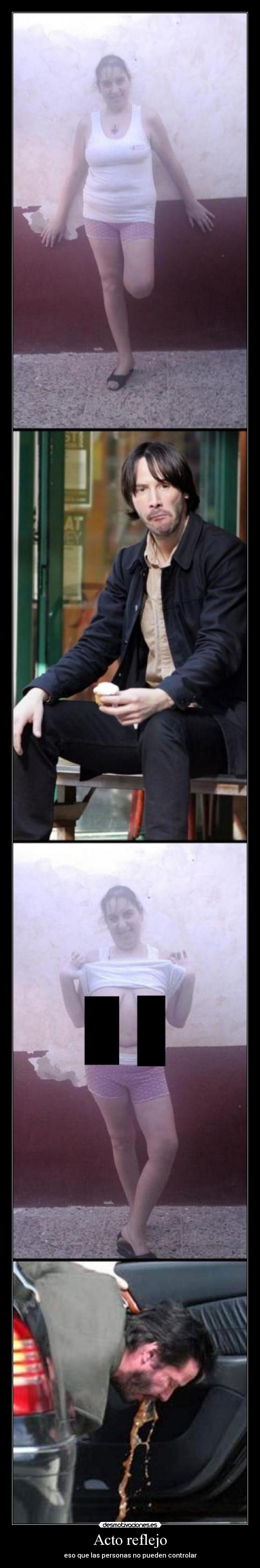 Acto reflejo - eso que las personas no pueden controlar