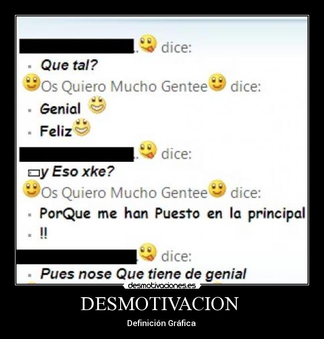 DESMOTIVACION -