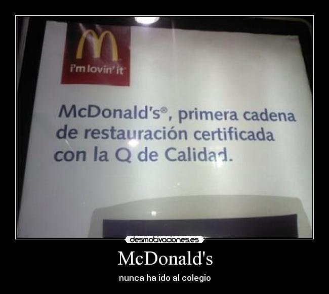 McDonalds -