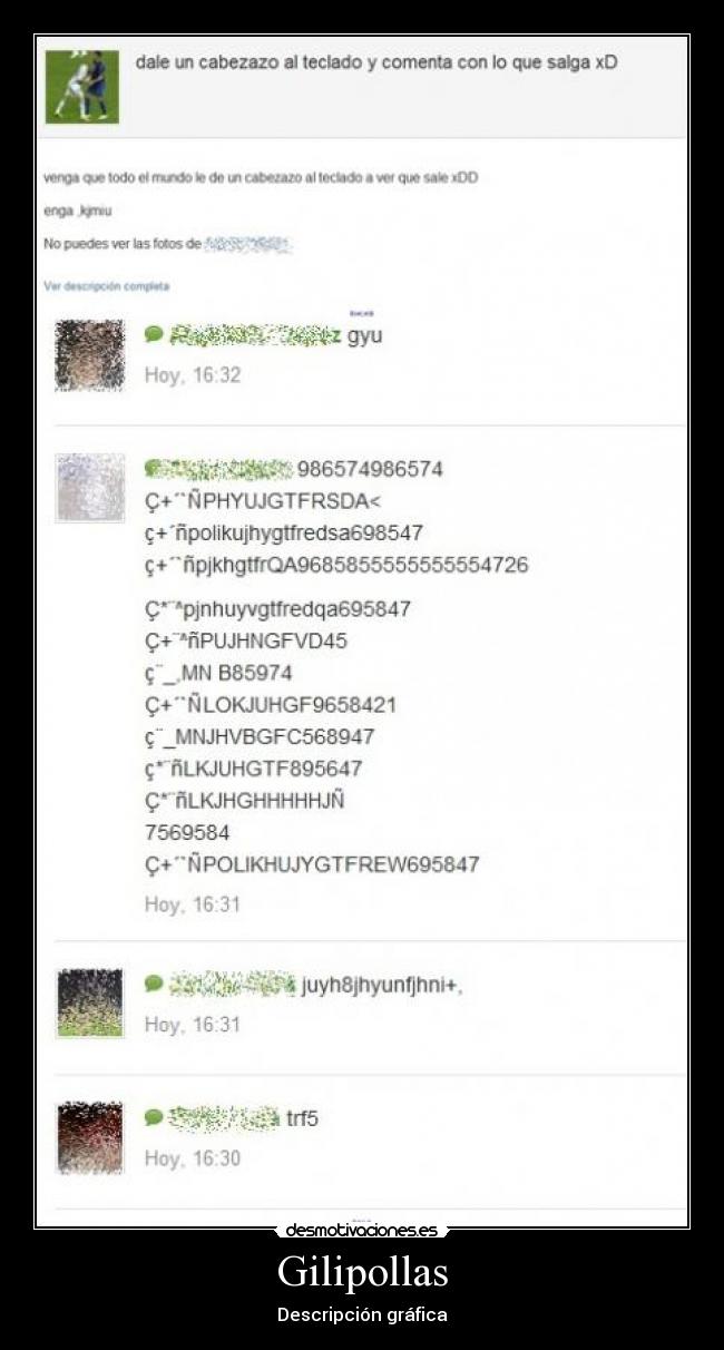 Gilipollas - Descripción gráfica