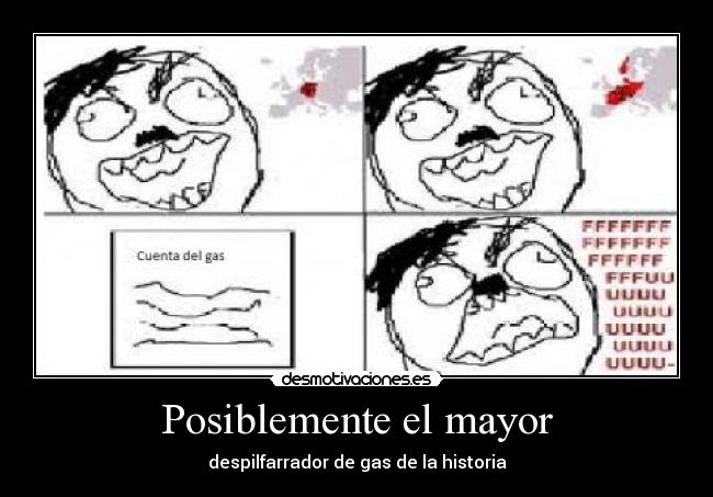 Posiblemente el mayor - despilfarrador de gas de la historia