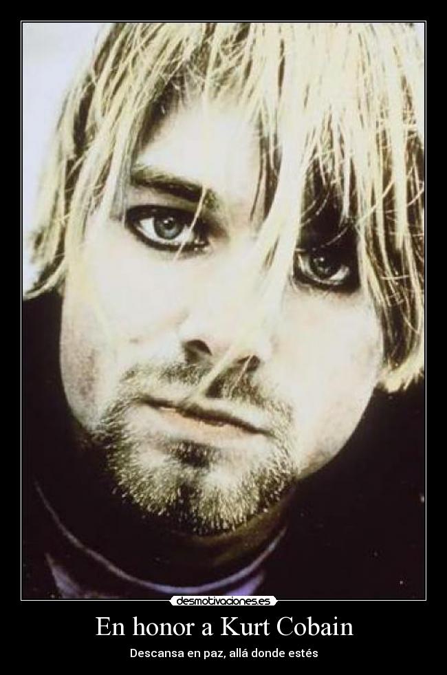 En honor a Kurt Cobain -