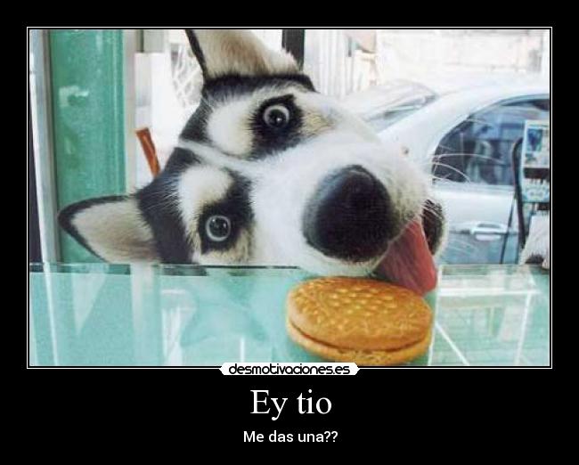 Ey tio - Me das una??