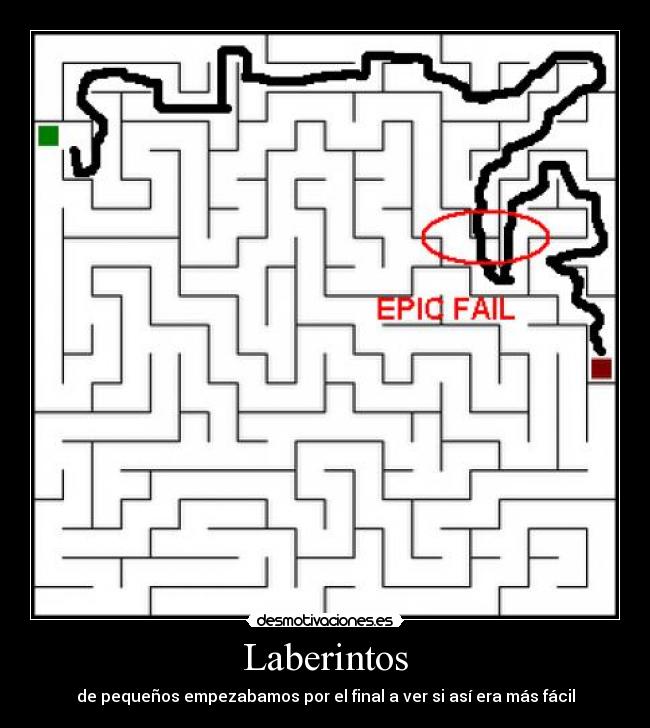 carteles laberinto desmotivaciones