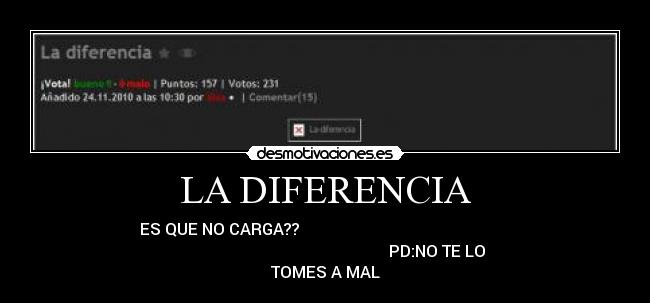LA DIFERENCIA -