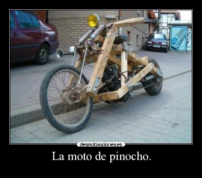 La moto de pinocho. - 