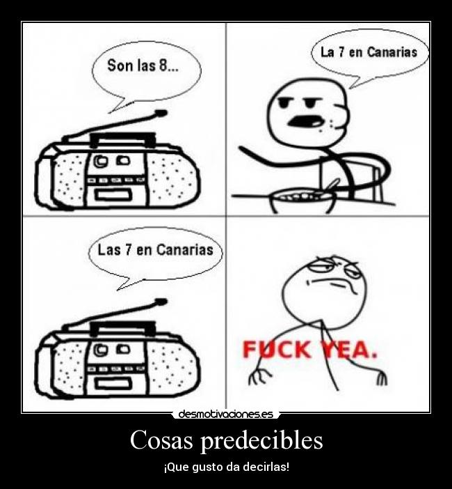 Cosas predecibles - 