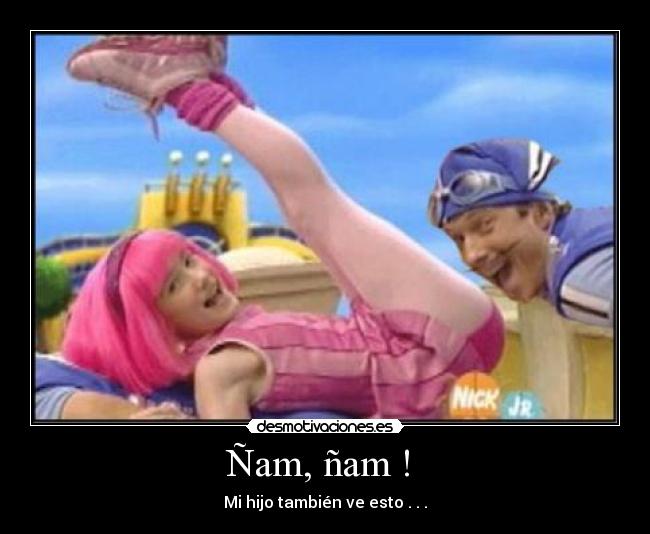 carteles jaja lazy town desmotivaciones