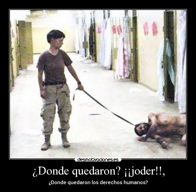 ¿Donde quedaron? ¡¡joder!!, -