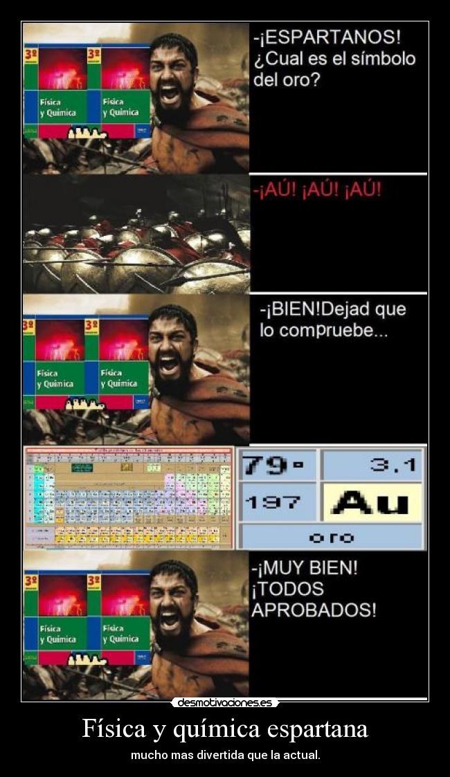 Física y química espartana - 
