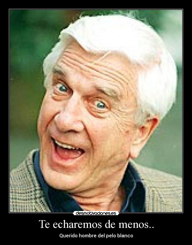 Te echaremos de menos.. -