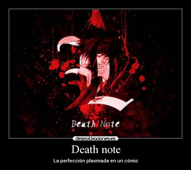 Death note - La perfección plasmada en un cómic