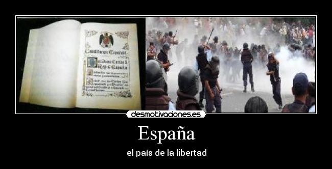 carteles espana libertad desmotivaciones
