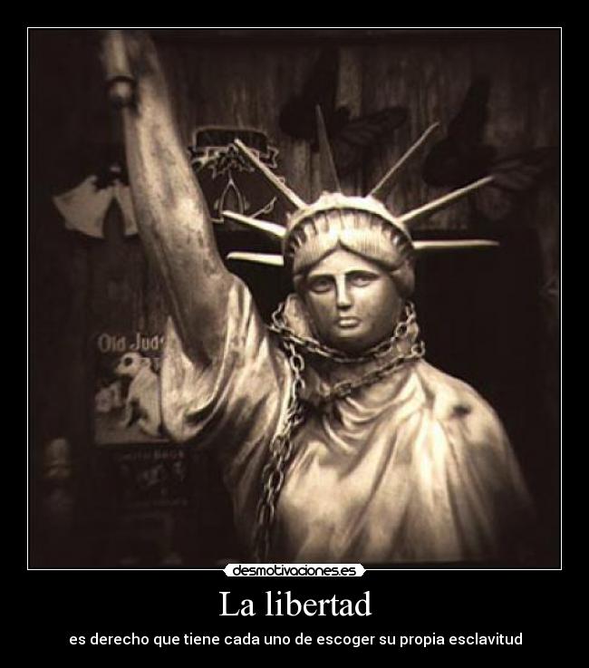 carteles libertad libertad desmotivaciones