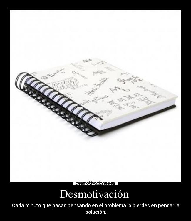 Desmotivación  - 