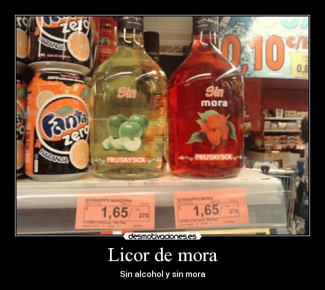 Licor de mora -