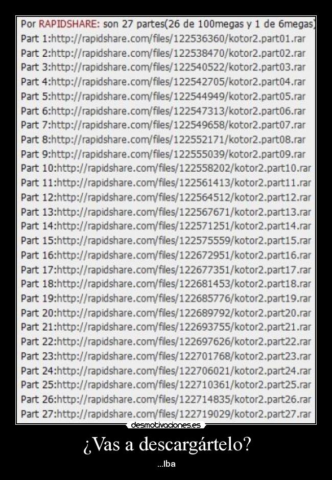 ¿Vas a descargártelo? - ...Iba