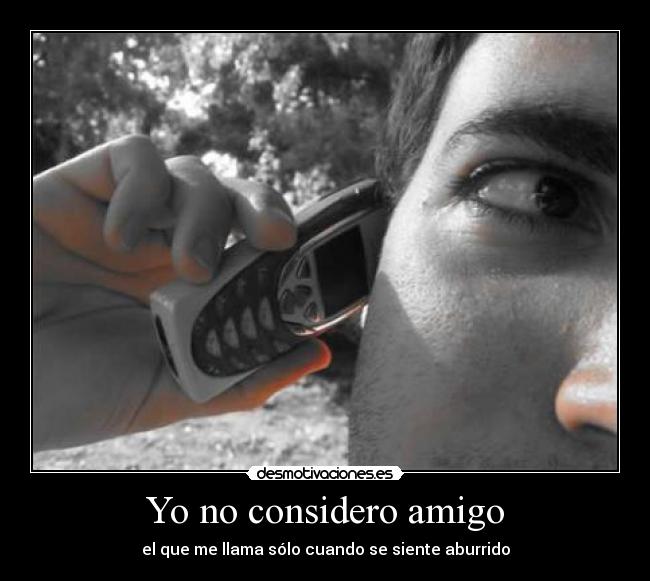 Yo no considero amigo - 