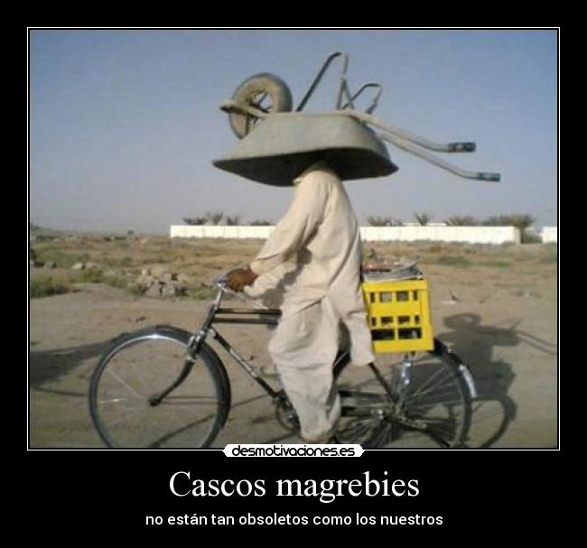 Cascos magrebies - no están tan obsoletos como los nuestros