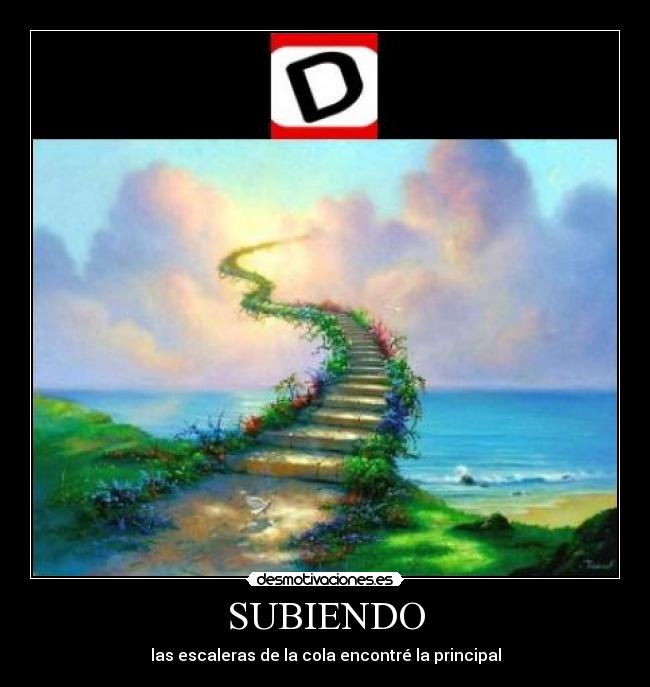 carteles escaleras desmotivaciones
