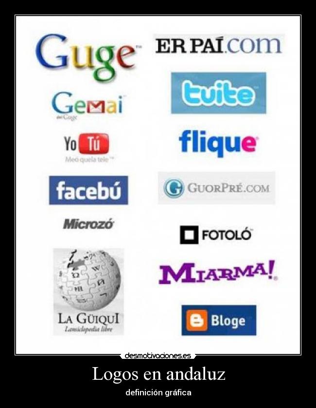 Logos en andaluz -