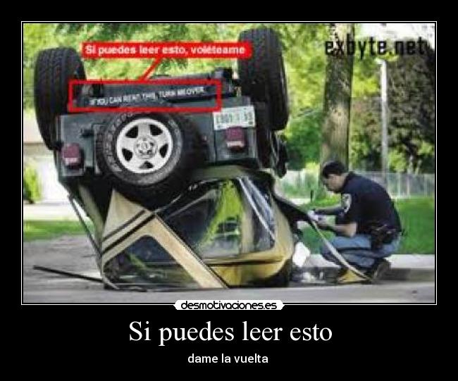 Si puedes leer esto - 