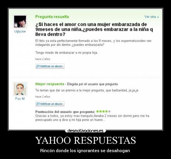 YAHOO RESPUESTAS -