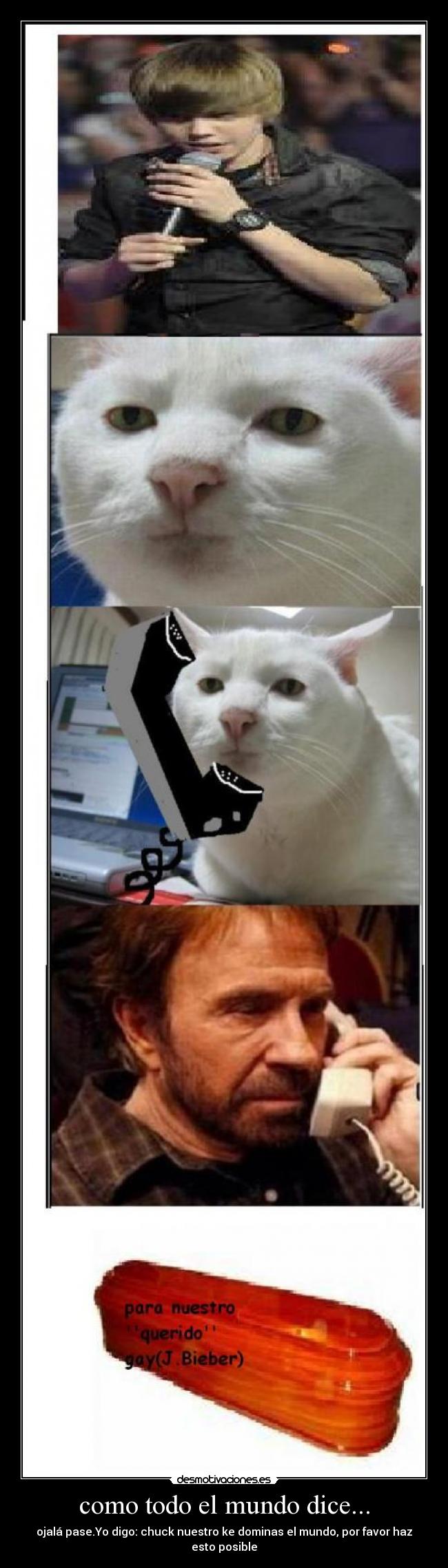 como todo el mundo dice... - ojalá pase.Yo digo: chuck nuestro ke dominas el mundo, por favor haz esto posible