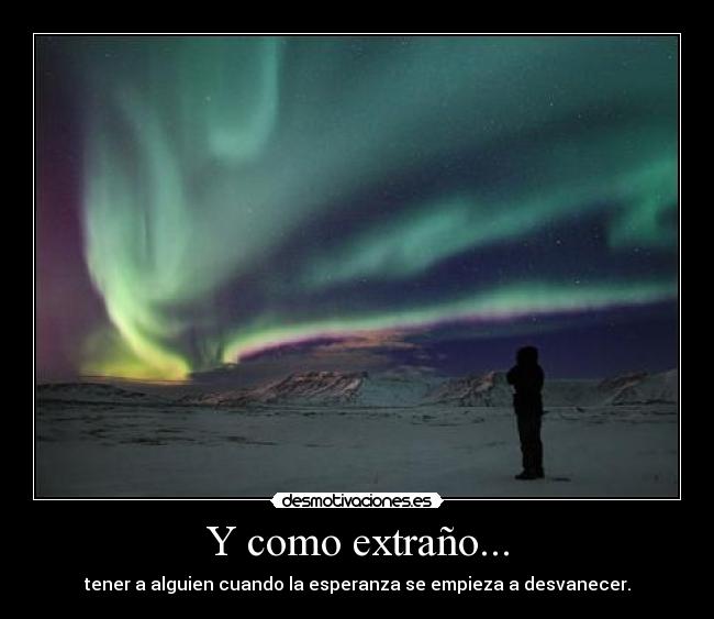 Y como extraño... - 