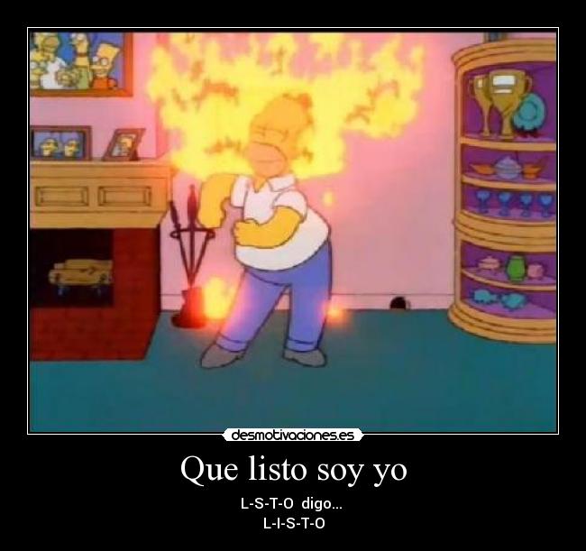 Que listo soy yo -