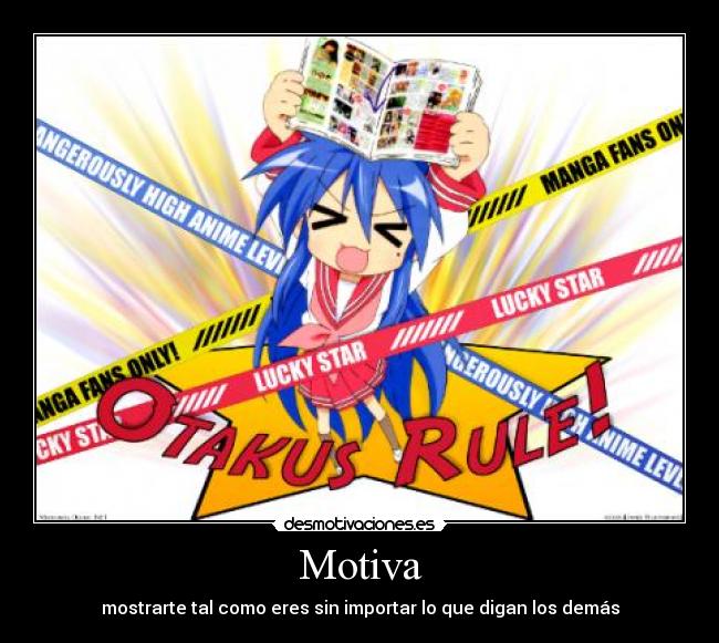 carteles otakus desmotivaciones