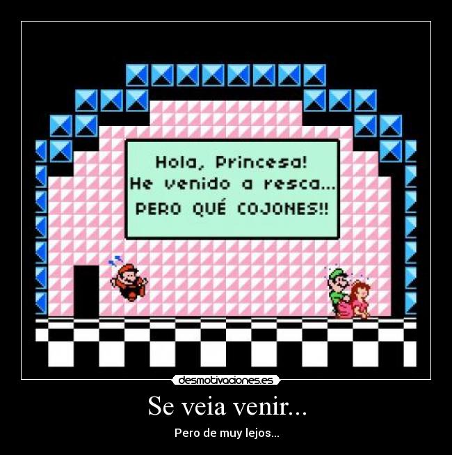 Se veia venir... - Pero de muy lejos...