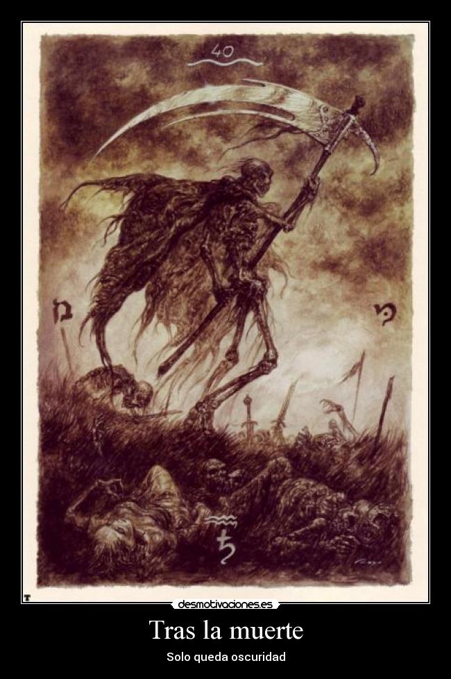 Tras la muerte - Solo queda oscuridad