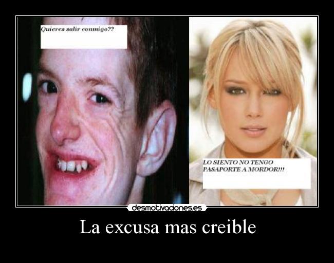 La excusa mas creible -