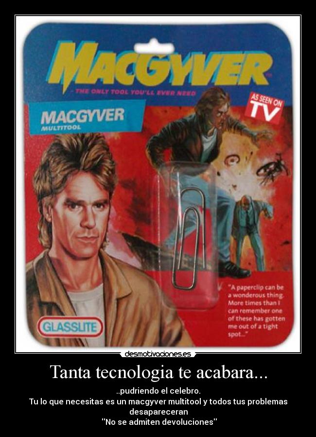 Tanta tecnologia te acabara... - 