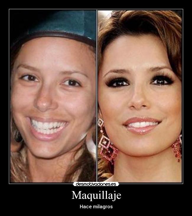 Maquillaje - Hace milagros