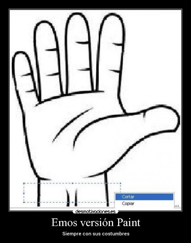 Emos versión Paint - Siempre con sus costumbres