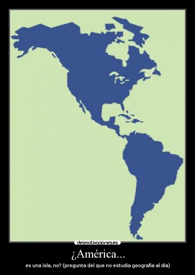 ¿América... -