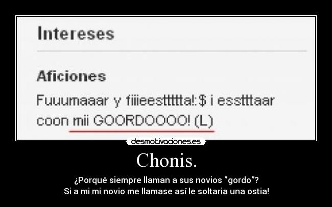 Chonis. - 