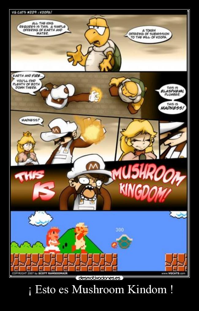 ¡ Esto es Mushroom Kindom ! - 