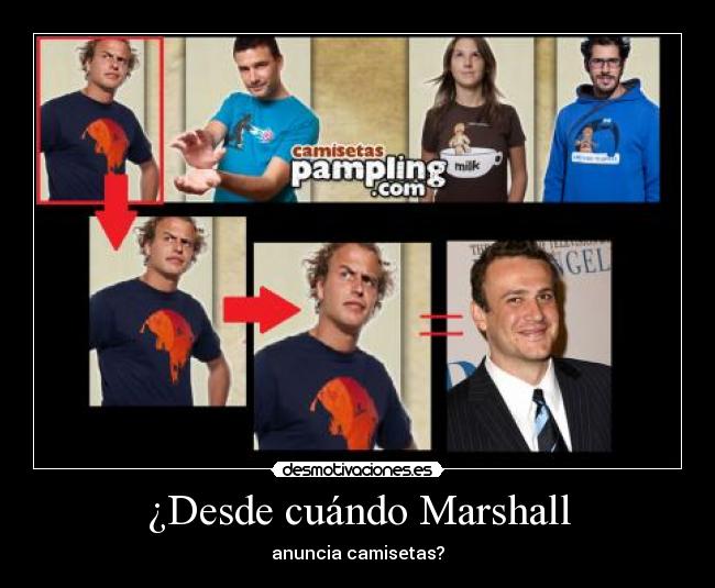 ¿Desde cuándo Marshall - anuncia camisetas?