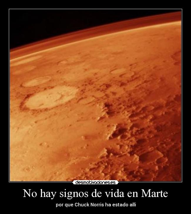 No hay signos de vida en Marte - 