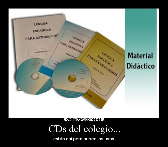 CDs del colegio... -
