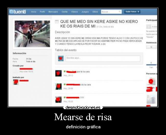 carteles risa mearse risa definicion grafica desmotivaciones