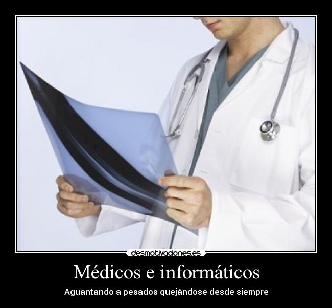 Médicos e informáticos -